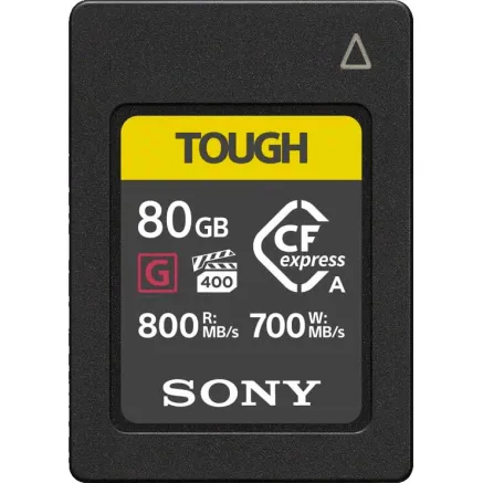 Sony memory card CFexpress 80GB Type A Tough 800MB/s CEAG80T.SYM