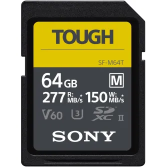 Memory Cards - Sony memory card SDXC 64GB M Tough UHS-II C10 U3 V60 SFM64T.SYM - quick order from manufacturer