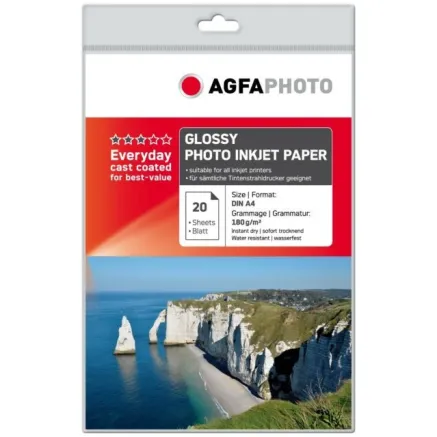 Agfaphoto photo paper A4 Everyday Glossy 180g 20 sheets AP18020A4NEU