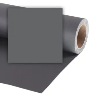 Foto foni - Colorama paper background 2,72x11m, charcoal (0149) LL CO149 - perc šodien veikalā un ar piegādi