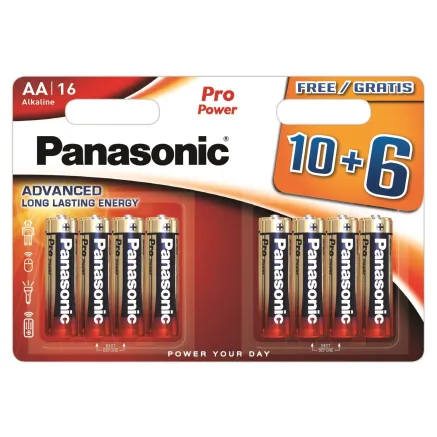 Panasonic Batteries Panasonic Pro Power battery LR6PPG/16B 10+6pcs LR6PPG/16BW 10+6F