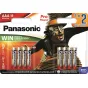 Baterijas, akumulatori un lādētāji - Panasonic Batteries Panasonic Pro Power battery LR03PPG/8B (6+2) - ātri pasūtīt no ražotāja