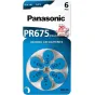 Panasonic Batteries Panasonic hearing aid battery PR675LH/6DC PR675LH/6LB