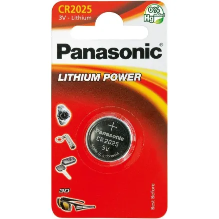 Panasonic Batteries Panasonic battery CR2025/1B CR-2025EL/1BP