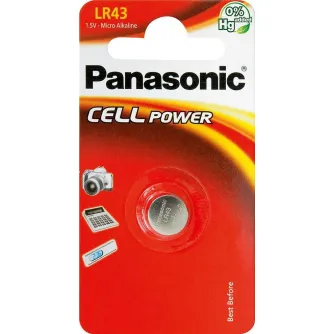 Baterijas, akumulatori un lādētāji - Panasonic Batteries Panasonic battery LR43/1B LR-43L/1B - ātri pasūtīt no ražotāja