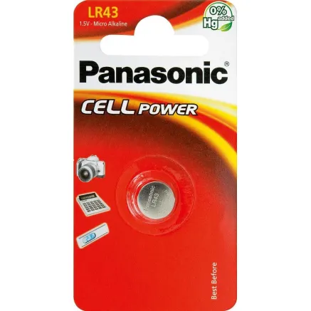 Panasonic Batteries Panasonic battery LR43/1B LR-43L/1B