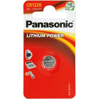 Baterijas, akumulatori un lādētāji - Panasonic Batteries Panasonic baterija CR1220/1B CR-1220L/1BP - ātri pasūtīt no ražotāja