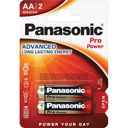 Panasonic Batteries Panasonic Pro Power battery LR6PPG/2B LR6PPG/2BP