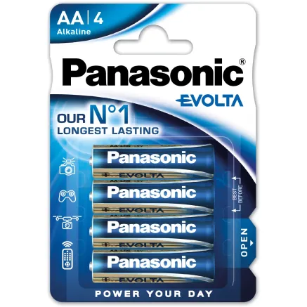 Panasonic Batteries Panasonic Evolta patarei LR6EGE/4B LR6EGE/4BP