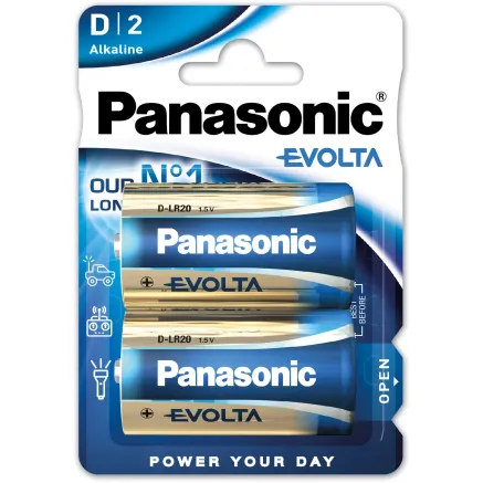 Panasonic Batteries Panasonic Evolta battery LR20EGE/2B LR20EGE/2BP