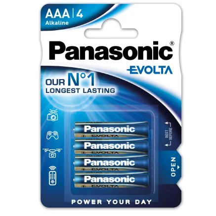 Panasonic Batteries Panasonic Evolta battery LR03EGE/4B LR03EGE/4BP