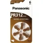 Panasonic Batteries Panasonic hearing aid battery PR312L/6DC PR-312L/6LB