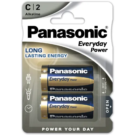Panasonic Batteries Panasonic Everyday Power battery LR14EPS/2B LR14EPS/2BP