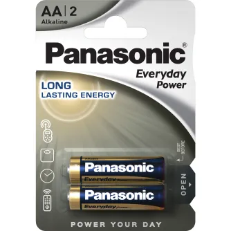 Baterijas, akumulatori un lādētāji - Panasonic Batteries Panasonic Everyday Power baterija LR6EPS/2B LR6EPS/2BP - ātri pasūtīt no ražotāja