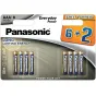 Baterijas, akumulatori un lādētāji - Panasonic Batteries Panasonic Everyday Power battery LR03EPS/8B (6+2) LR03EPS/8BW 6+2F - ātri pasūtīt no ražotāja