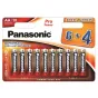 Baterijas, akumulatori un lādētāji - Panasonic Batteries Panasonic Pro Power battery LR6PPG/10B (6+4pcs) LR6PPG/10BW 6+4F - ātri pasūtīt no ražotāja