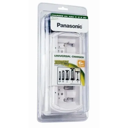 Panasonic Batteries Panasonic battery charger BQ-CC15 universal BQ-CC15E/1B