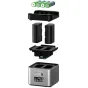 Kameras bateriju lādētāji - HÄHNEL PROCUBE 2 TWIN CHARGER CANON - perc šodien veikalā un ar piegādi
