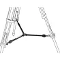 Statīvi apgaismojumam - Manfrotto spare part 537SPRB Mid Level Spreader 537SPRB - ātri pasūtīt no ražotāja