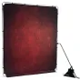 Fonu komplekti ar turētāju - Manfrotto frame + background EzyFrame Vintage, crimson LL LB7940 - ātri pasūtīt no ražotāja