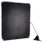 Fonu komplekti ar turētāju - Manfrotto frame + background EzyFrame Vintage, pewter LL LB7936 - ātri pasūtīt no ražotāja