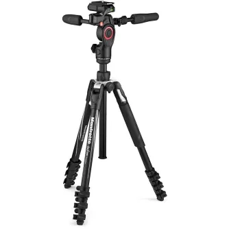 Foto statīvi - Manfrotto tripod kit MKBFRLA4BK-3W Befree 3-Way Live Advanced - perc šodien veikalā un ar piegādi