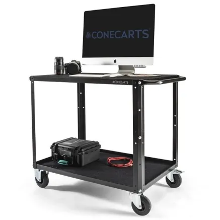 CONECARTS Large cart - Workstation version - two shelves (CNC1B0A00W01R2BWS)