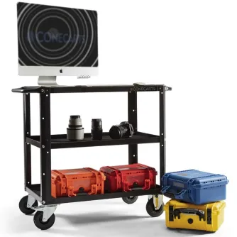 Citi studijas aksesuāri - CONECARTS Small cart - Workstation version - three shelves (CNC1#A0A00W01R3BWS) - ātri pasūtīt no ražotāja