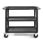 Citi studijas aksesuāri - CONECARTS Large cart - with rubber mat - three shelves (CNC1#B0A00W01R3B00) - ātri pasūtīt no ražotāja
