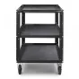 Citi studijas aksesuāri - CONECARTS Large cart - with black moquette - three shelves (CNC1#B0A00W01R3A01) - ātri pasūtīt no ražotāja
