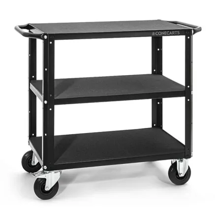 CONECARTS Small cart - with high density precut foam - three shelves (CNC1A0A00W01R3C01)