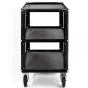 Citi studijas aksesuāri - CONECARTS Small Cart - with black moquette - three shelves (CNC1#A0A00W01R3A01) - ātri pasūtīt no ražotāja