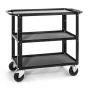 CONECARTS Small Cart - with grey moquette - three shelves (CNC1A0A00W01R3A00)