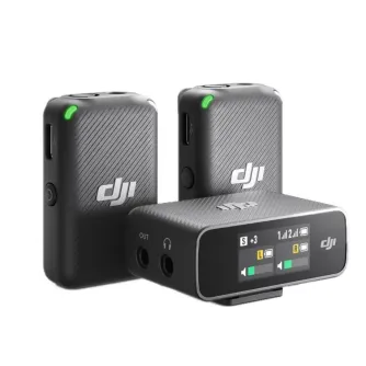 Wireless Lavalier Microphones - DJI MIC wireless lavalier microphone system 2 TX + 1 RX + Charging Case - quick order from manufacturer Best choise selected by experts
