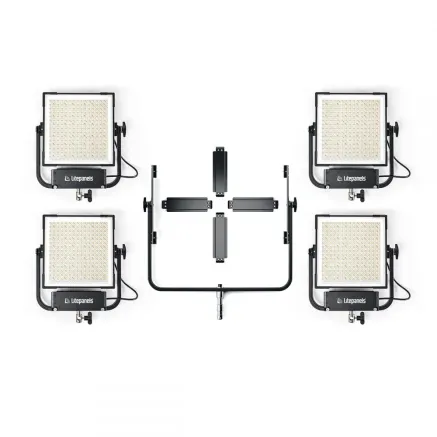 Litepanels Gemini 1x1 Hard Quad Array Light Kit (900-3731)