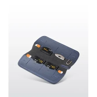 Citas somas - Memory card wallet PGYTECH deep navy 4SD, 4 micro SD - ātri pasūtīt no ražotāja