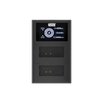 Kameras bateriju lādētāji - Newell FDL-USB-C dual-channel charger for LP-E12 - perc šodien veikalā un ar piegādi