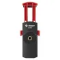 Telefona turētājs - Fotopro tripod SY-610 + MH-8S + SJ-86 Black and Red - perc šodien veikalā un ar piegādi