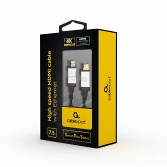 Video vadi, kabeļi - CABLE HDMI-HDMI 7.5M SELECT/PLUS CCB-HDMIL-7.5M GEMBIRD - ātri pasūtīt no ražotāja