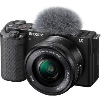Bezspoguļa kameras - Sony ZV-E10L + 16-50mm - perc šodien veikalā un ar piegādi