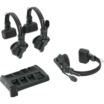 Austiņas - HOLLYLAND SOLIDCOM C1 FULL DUPLEX WIRELESS INTERCOM SYSTEM WITH 3 HEADSETS SOLIDCOM C1-3S - ātri pasūtīt no ražotāja