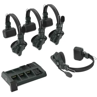 Austiņas - HOLLYLAND SOLIDCOM C1 FULL DUPLEX WIRELESS INTERCOM SYSTEM WITH 4 HEADSETS SOLIDCOM C1-4S - perc šodien veikalā un ar piegādi
