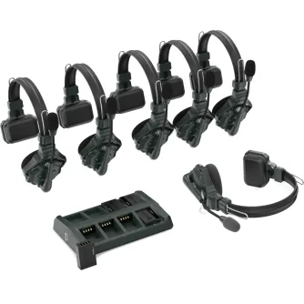 Austiņas - HOLLYLAND SOLIDCOM C1 FULL DUPLEX WIRELESS INTERCOM SYSTEM WITH 6 HEADSETS SOLIDCOM C1-6S - ātri pasūtīt no ražotāja