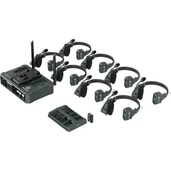 Austiņas - HOLLYLAND SOLIDCOM C1 FULL DUPLEX WIRELESS INTERCOM SYSTEM WITH HUB & 8 HEADSETS SOLIDCOM C1-8S - ātri pasūtīt no ražotāja