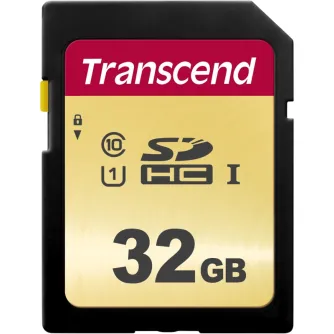 Atmiņas kartes - TRANSCEND GOLD 500S SD UHS-I U1, MLC (V30) R95/W60 32GB - ātri pasūtīt no ražotāja