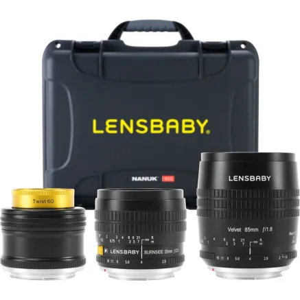 Lensbaby Pro Kit with Velvet 85, Burnside 35 & Twist 60 for Nikon F LBPRON