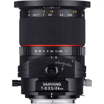 Objektīvi - SAMYANG OBJEKTIVS 24MM F3,5 T-S SONY E FF - ātri pasūtīt no ražotāja