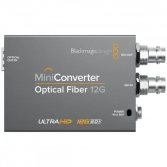 Signāla kodētāji, pārveidotāji - Blackmagic Mini Converter - Optical Fiber 12G - ātri pasūtīt no ražotāja
