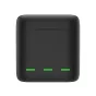 Sporta kameru aksesuāri - Telesin 3-slot charger box for GoPro Hero 9 / Hero 10 + 3 batteries (GP-BNC-902-B) - ātri pasūtīt no ražotāja