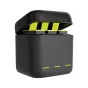 Sporta kameru aksesuāri - Telesin 3-slot charger box for GoPro Hero 9 / Hero 10 + 3 batteries (GP-BNC-902-B) - ātri pasūtīt no ražotāja